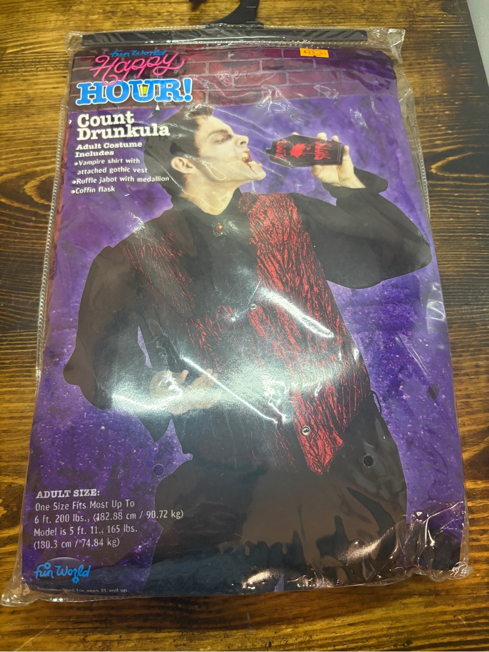 Count Drunkula Adult Costume OSFM